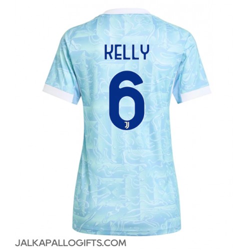 Juventus Lloyd Kelly #6 Vieraspaita Naiset 2025-26 Lyhythihainen